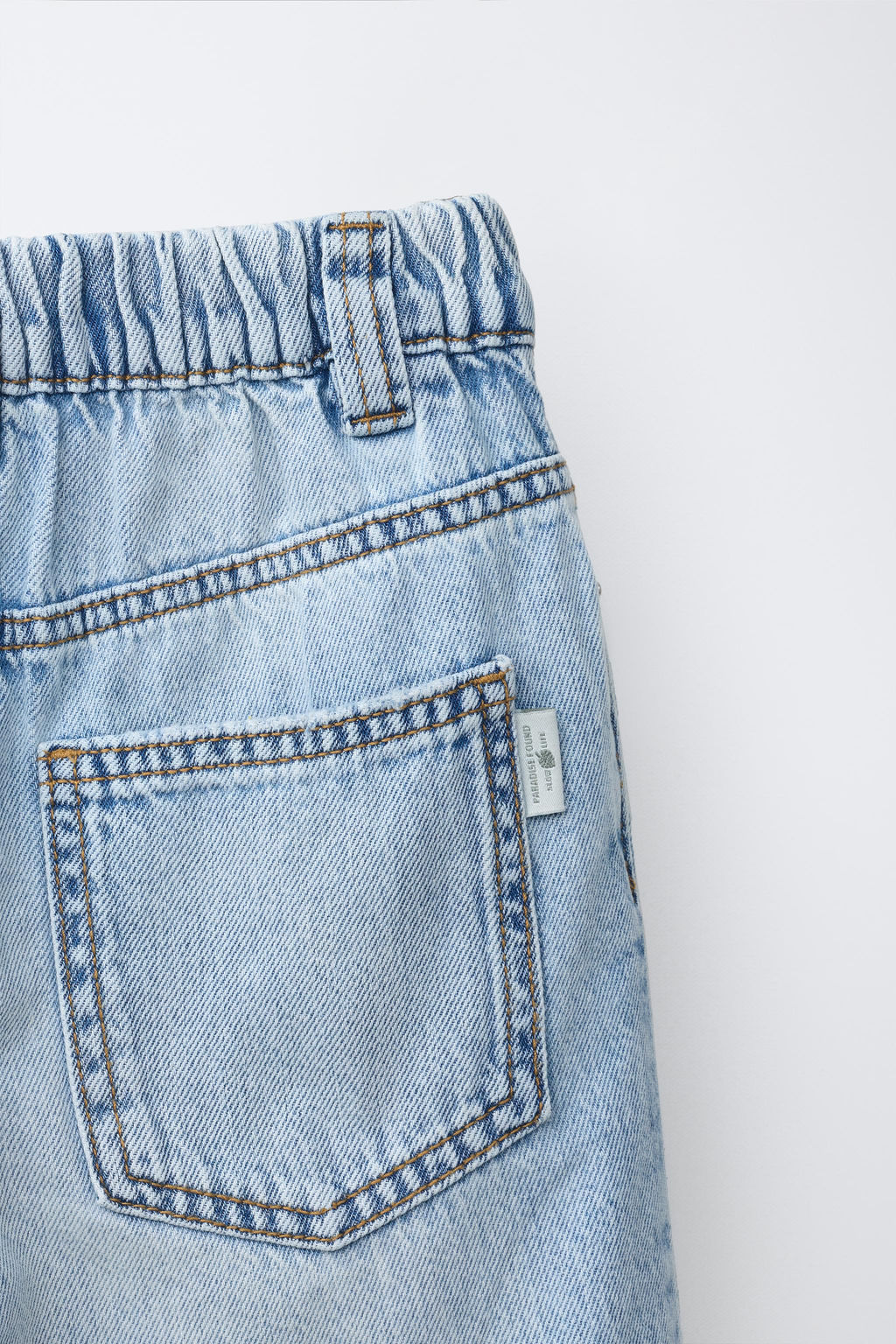 BERMUDA BAGGY DENIM / Azul - Zara фото 4