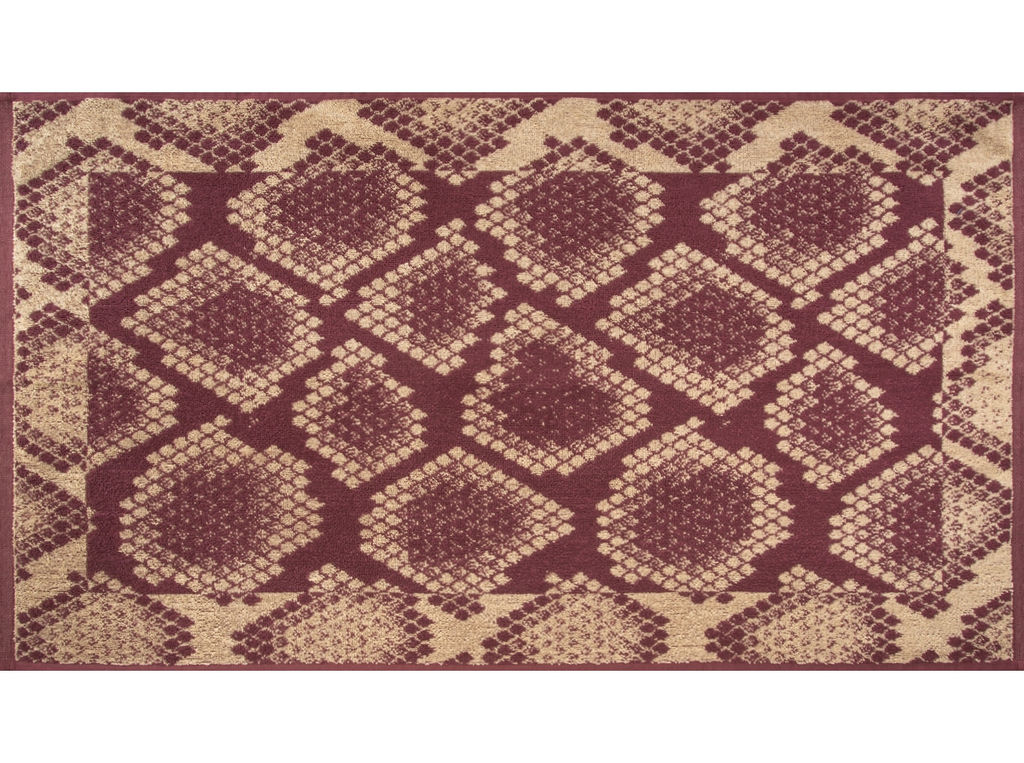 6с103.412ж1 Шкура питона(слива1) Полотенце махровое 50х90см