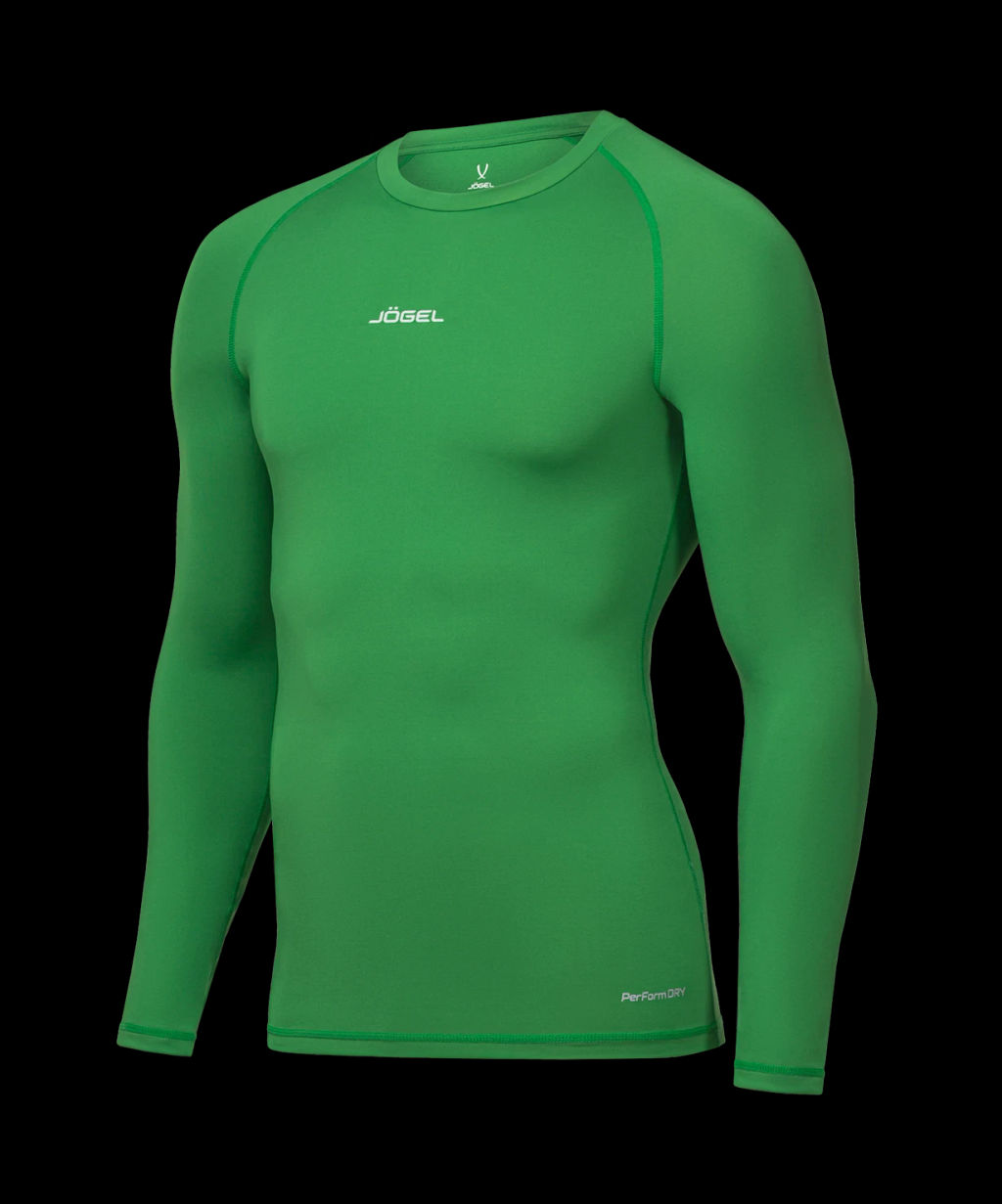 Футболка компрессионная с длинным рукавом JOGEL CAMP PerFormDRY Baselayer LS Tee, зеленый