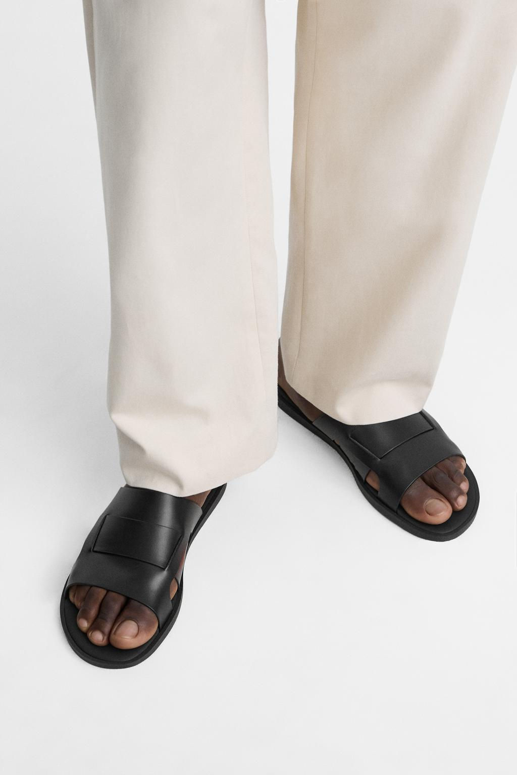 LEATHER SANDALS - Zara фото 4