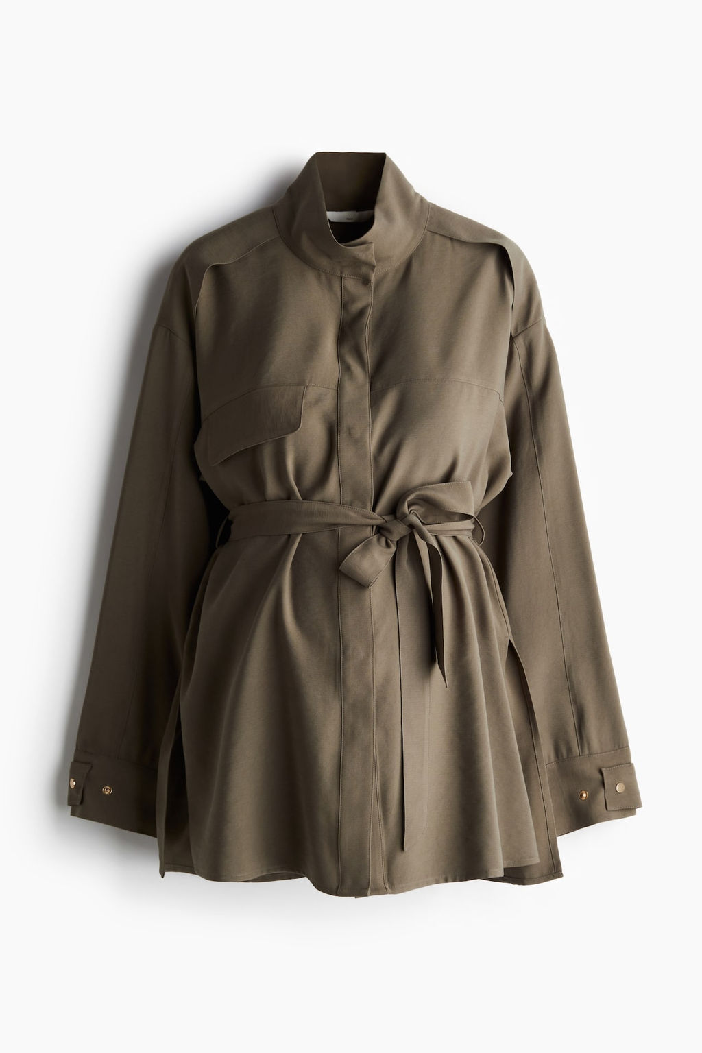 MAMA Camisa con cinturon de anudar - H&m фото 6