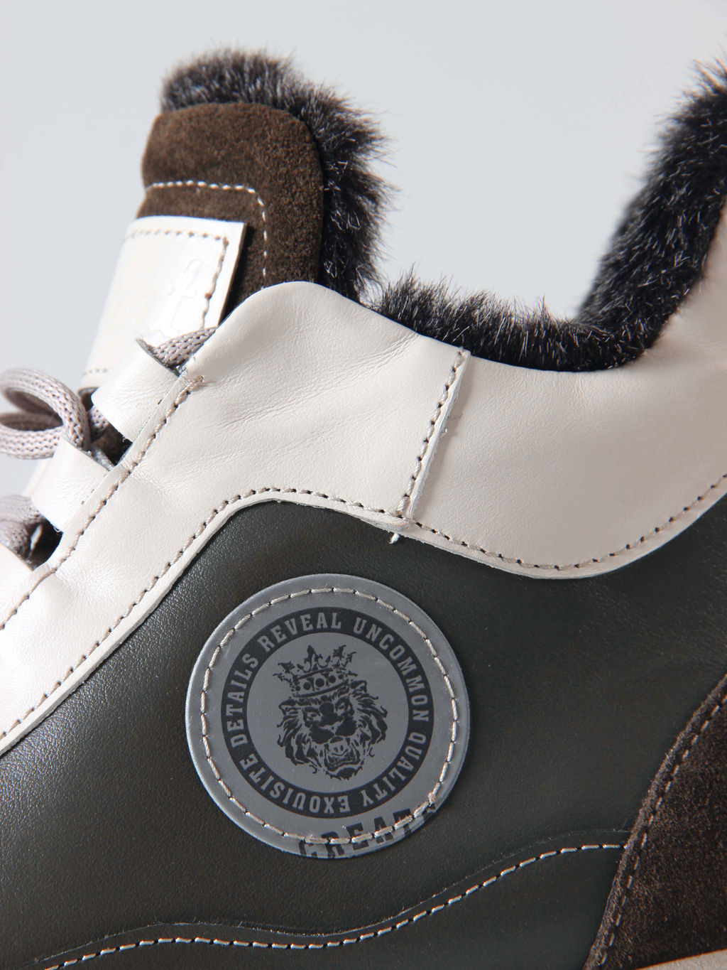 Ботинки 350.uno2gr. хаки бежевый/Байка