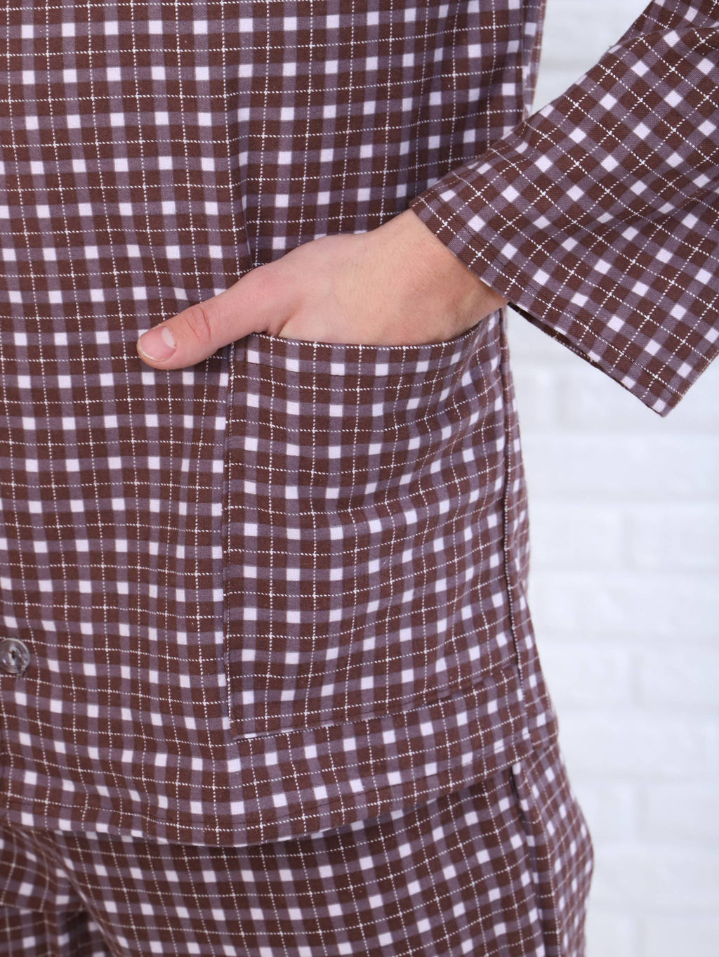 Пижама мужская,модель203,фланель (Альберто, вид 4) - Ивановотекстиль фото 10