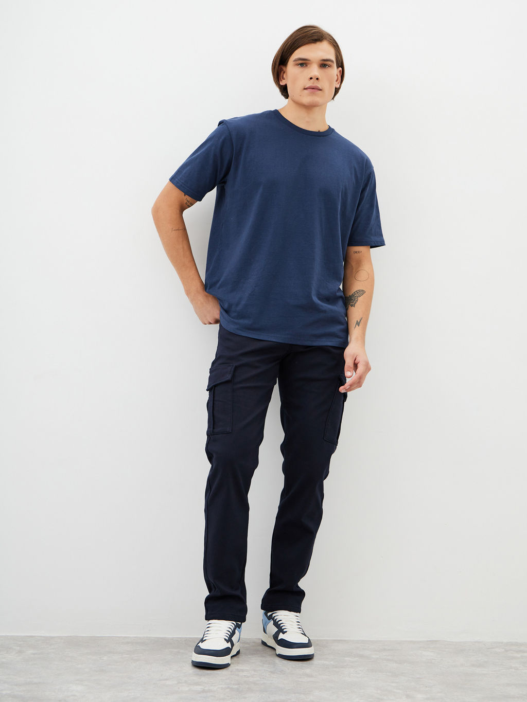 Мужские джинсы Карго утеплённые - Mossmore фото 23