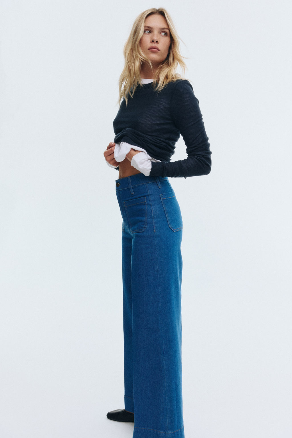 Wide High Jeans - H&m фото 10