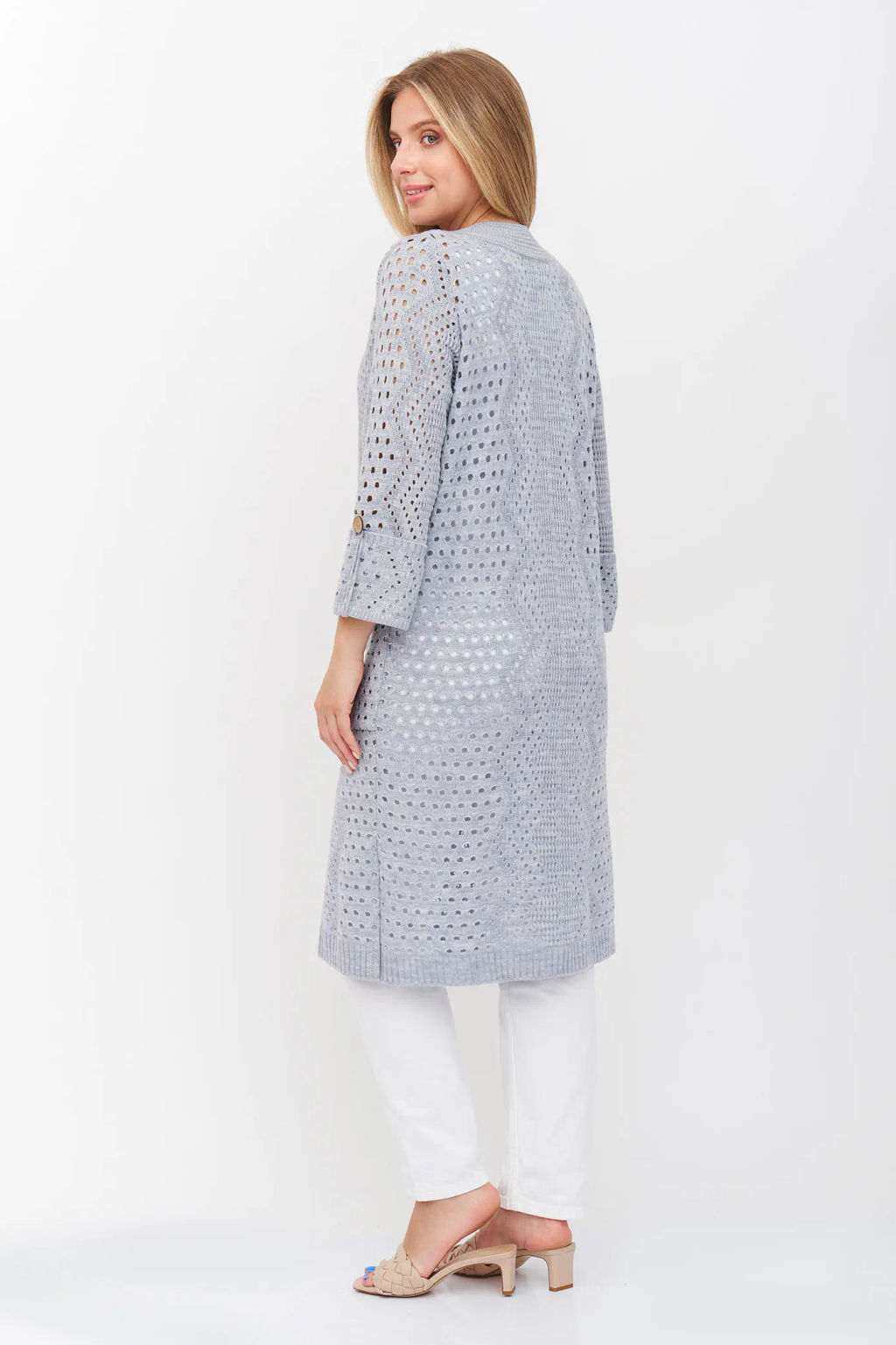 ЗЛАТА Кардиган 1-660/св.серый