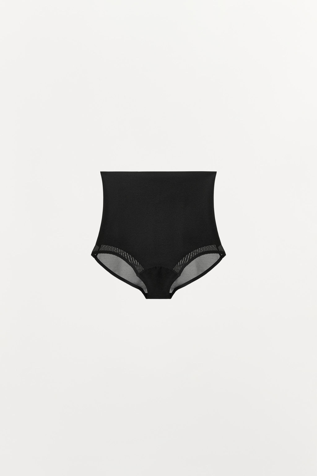 BRAGUITA CINTURA ANCHA CON POLIAMIDA / Negro - Zara фото 5