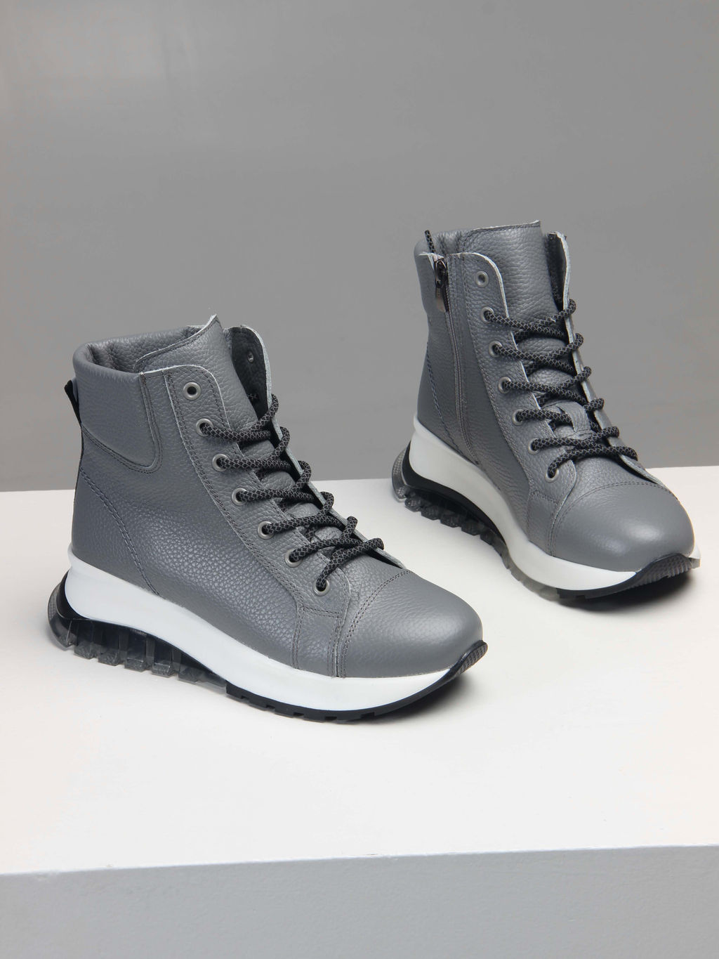 Ботинки 311.AVATARbl. Серый макс/Мех