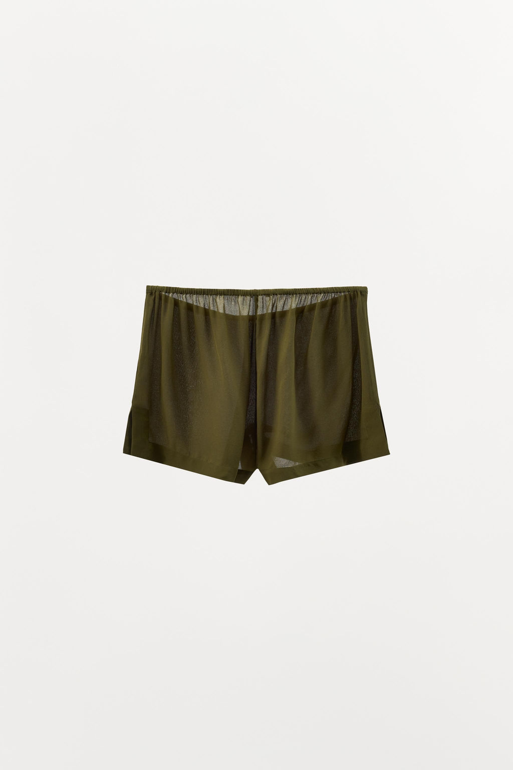 100% SILK SHORTS - Zara фото 8