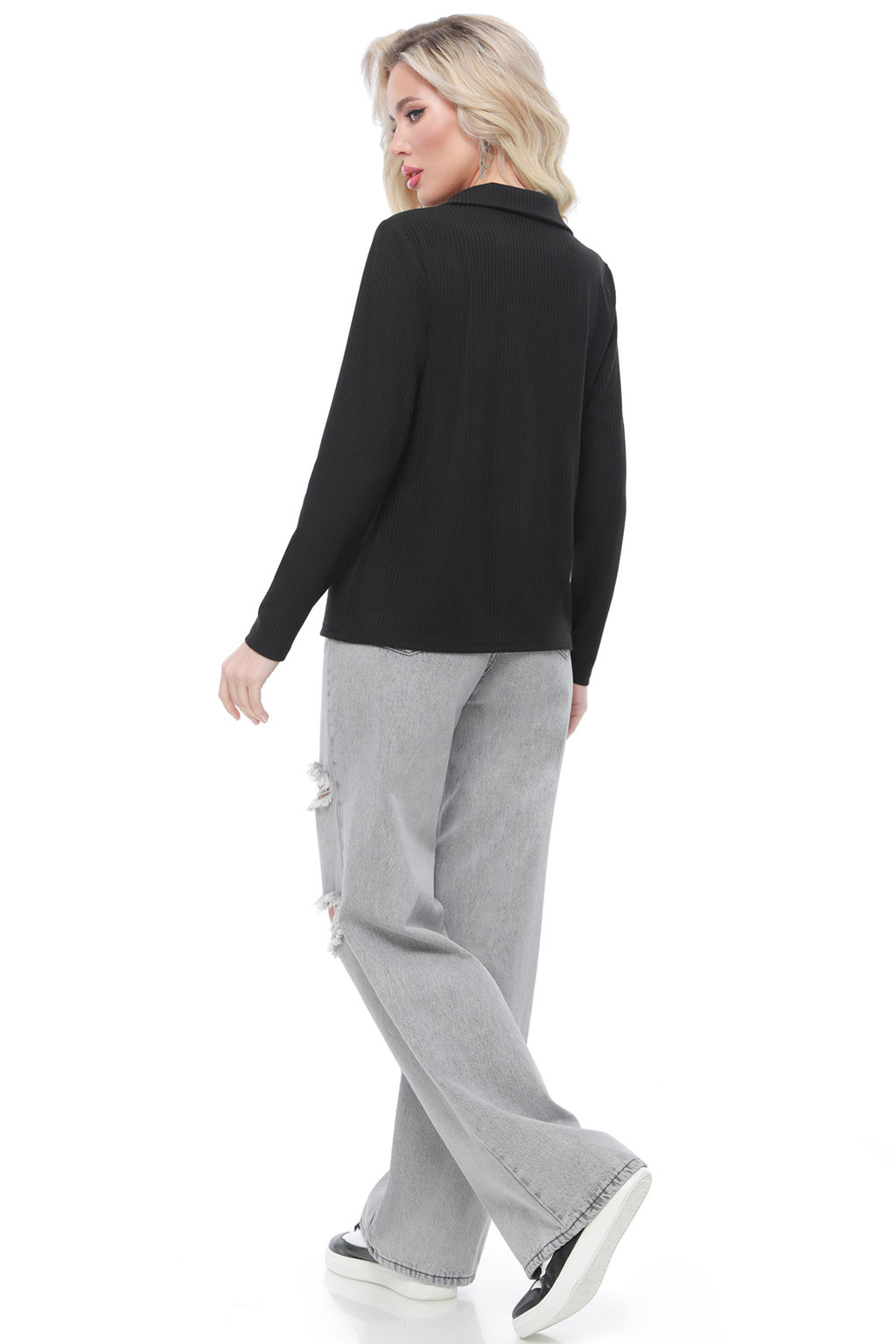 Блузка Найти баланс, блэк - Dstrend фото 6