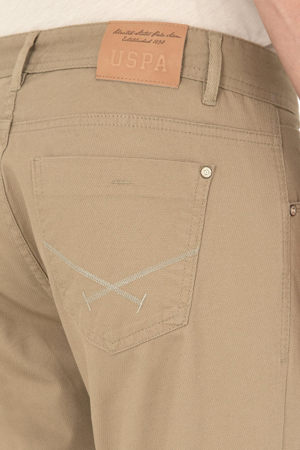 Erkek Haki Kanvas / Chino Pantolon Sepette S_rpriz _ndirim - U.s. polo assn фото 6