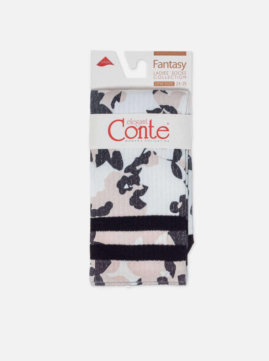 Цена за 2 пары. Носки Классические CONTE Носки женские FANTASY бежевый - Conte elegant фото 11