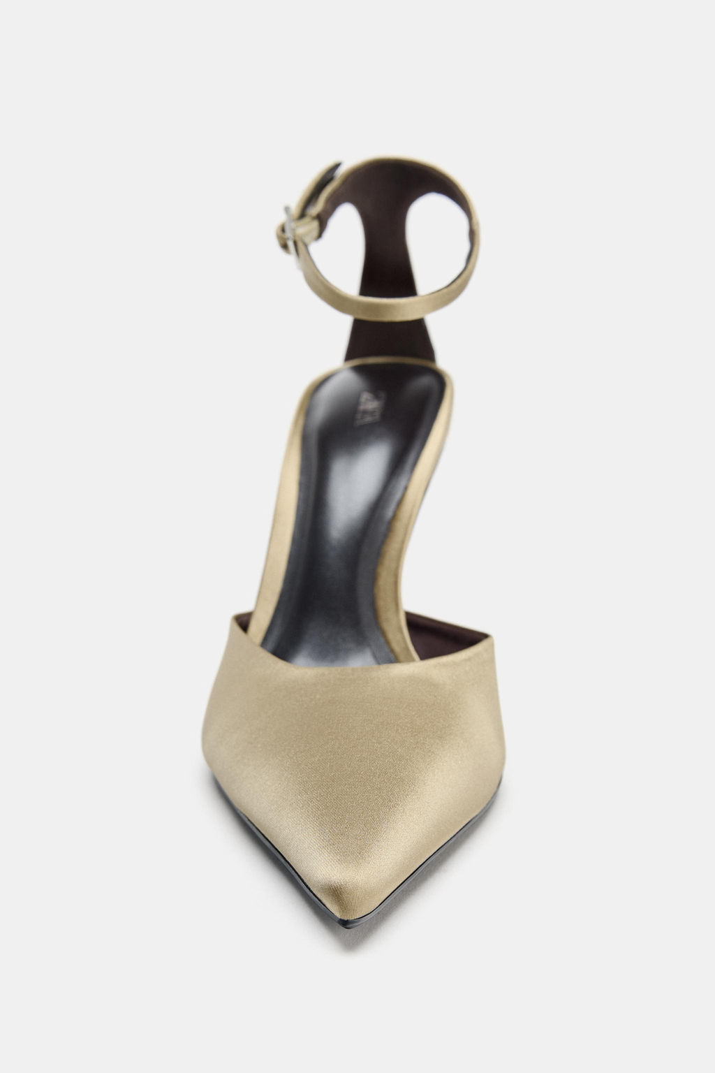 SATIN HIGH-HEEL SHOES WITH STRAP - Zara фото 19