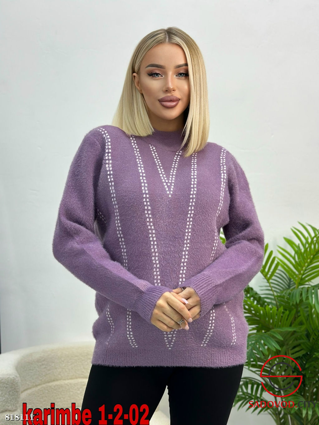 Кофта женская оверсайз - Bruno фото 7