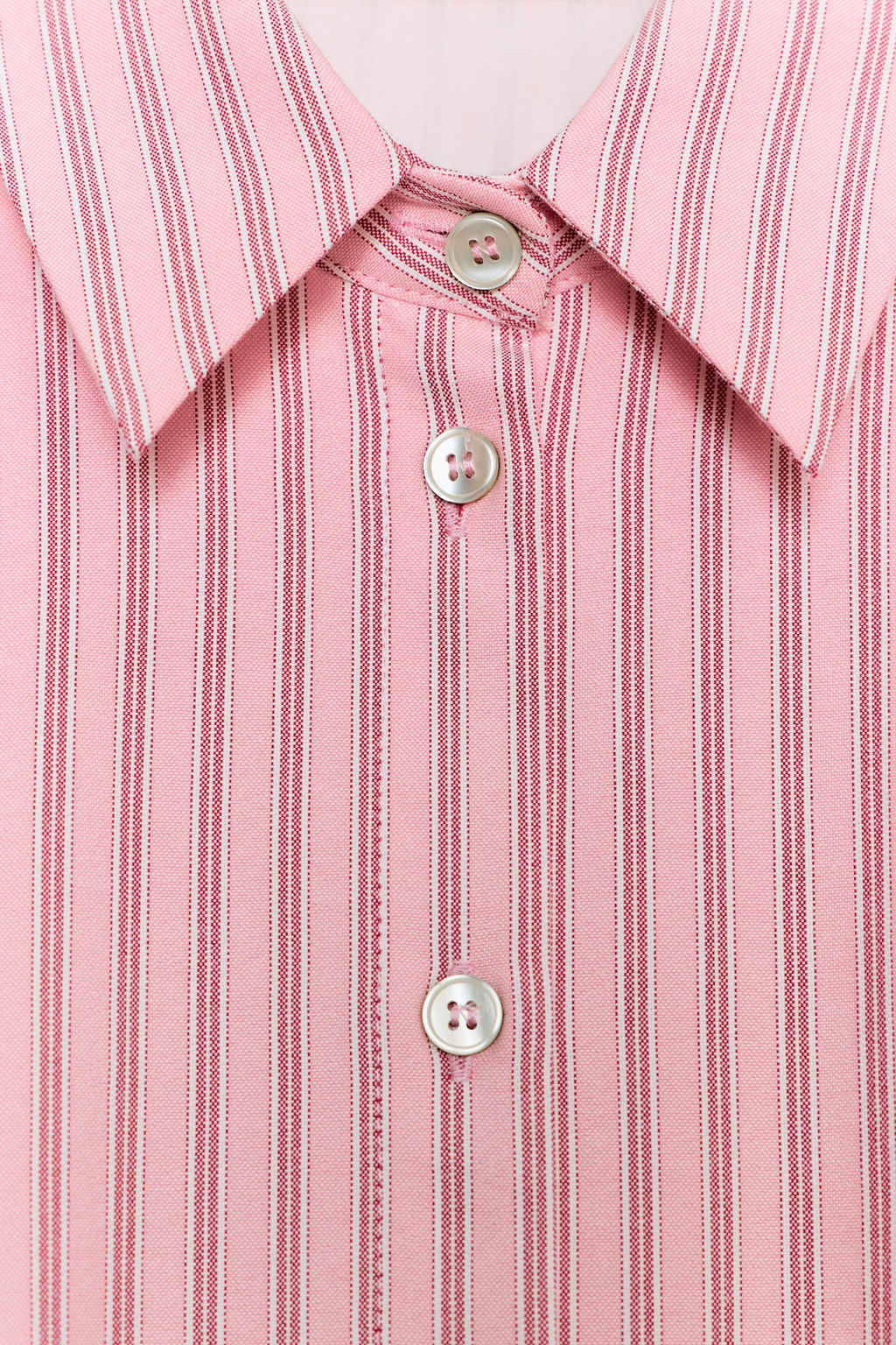 STRIPED BALLOON OXFORD SHIRT - Zara фото 8