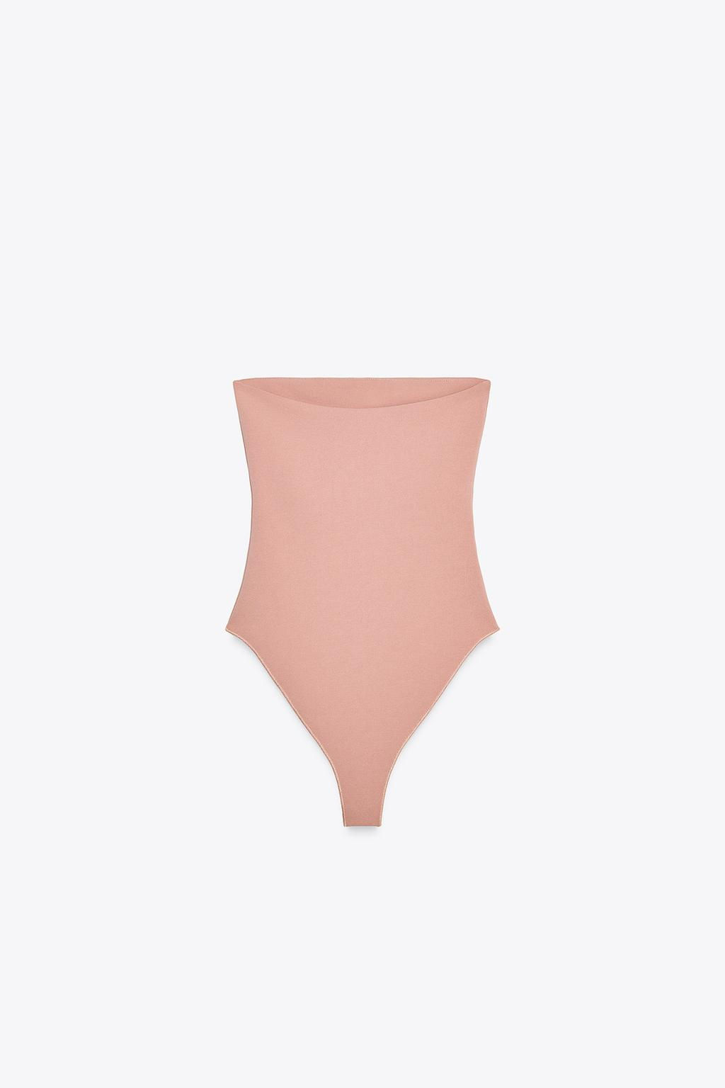 STRETCH BANDEAU BODYSUIT - Zara фото 16