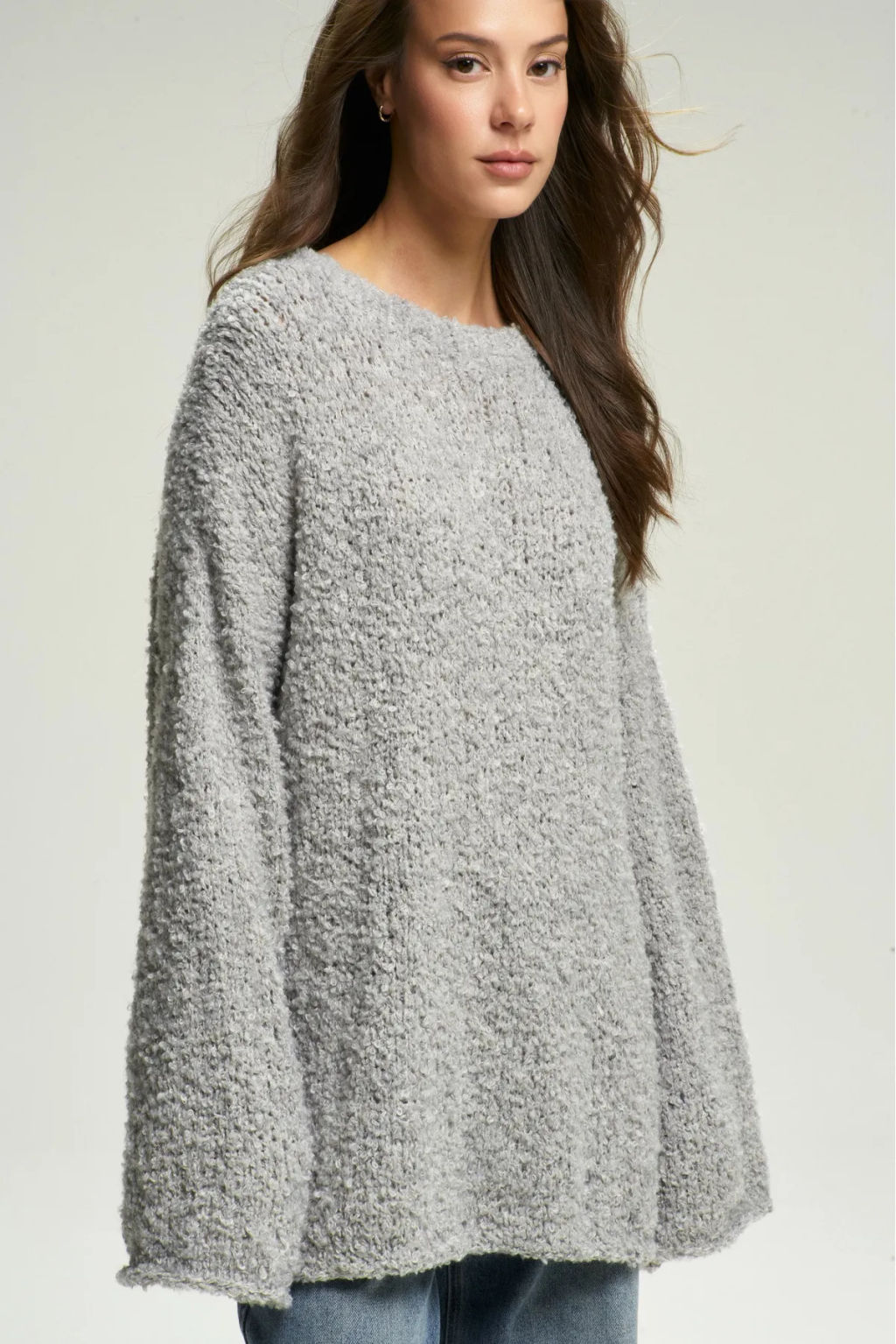 Джемпер Букле HAND MADE Grey