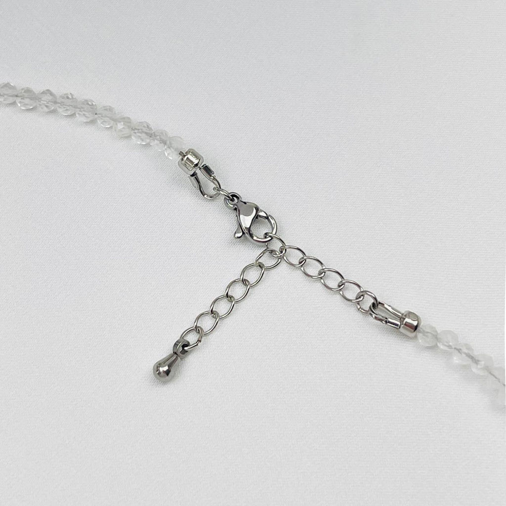 Чокер из Горного Хрусталя и Амазонита 40 см +