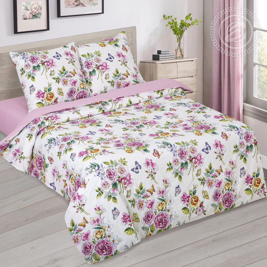 Постельное белье Мгновение (поплин DE LUXE) 2 сп. с Евро/Пододеяльник: 1 шт. - 215*175; Простыня: 1 шт. - 215*240; Наволочка: 2 шт. - 70*70; DE LUXE