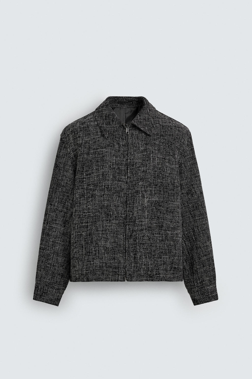 ZIP-UP TEXTURED OVERSHIRT - Zara фото 7