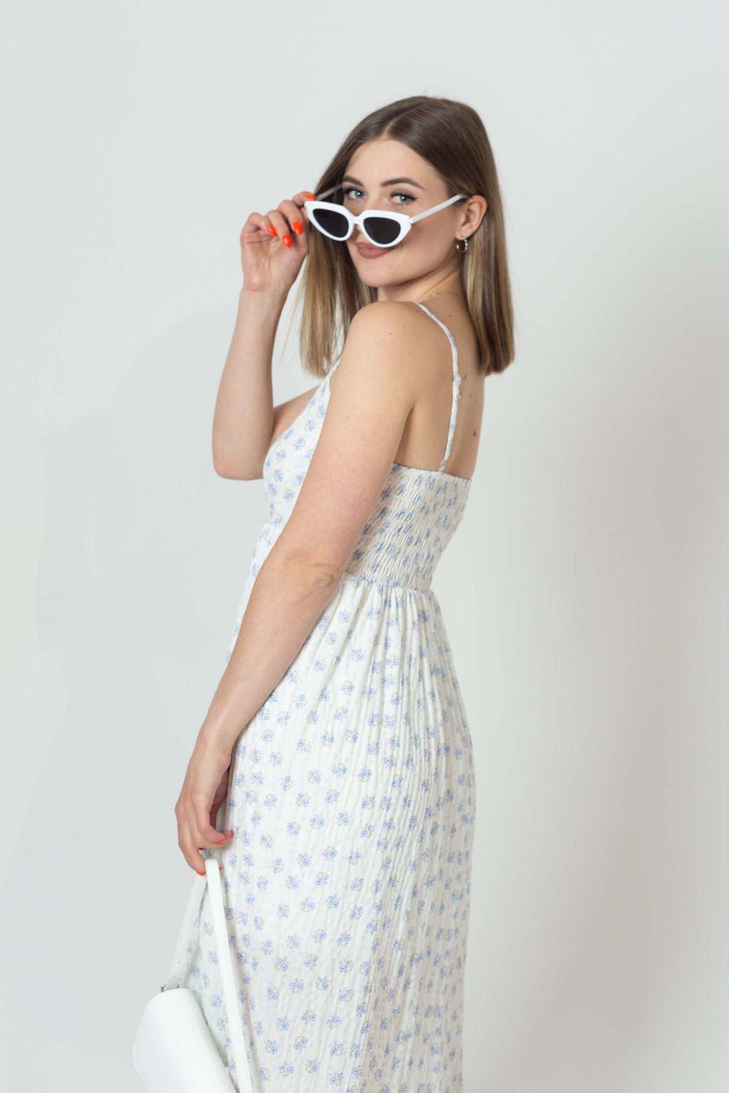 Сарафан Роксана (голубой) - Nadi bordo фото 7