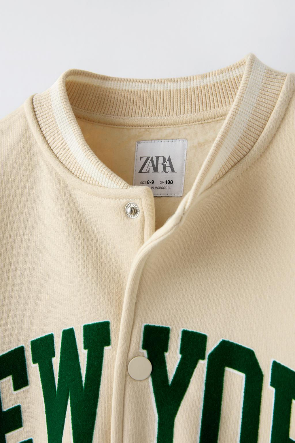 NEW YORK SLOGANLI KOLEJ BOMBER CEKET - Zara фото 3