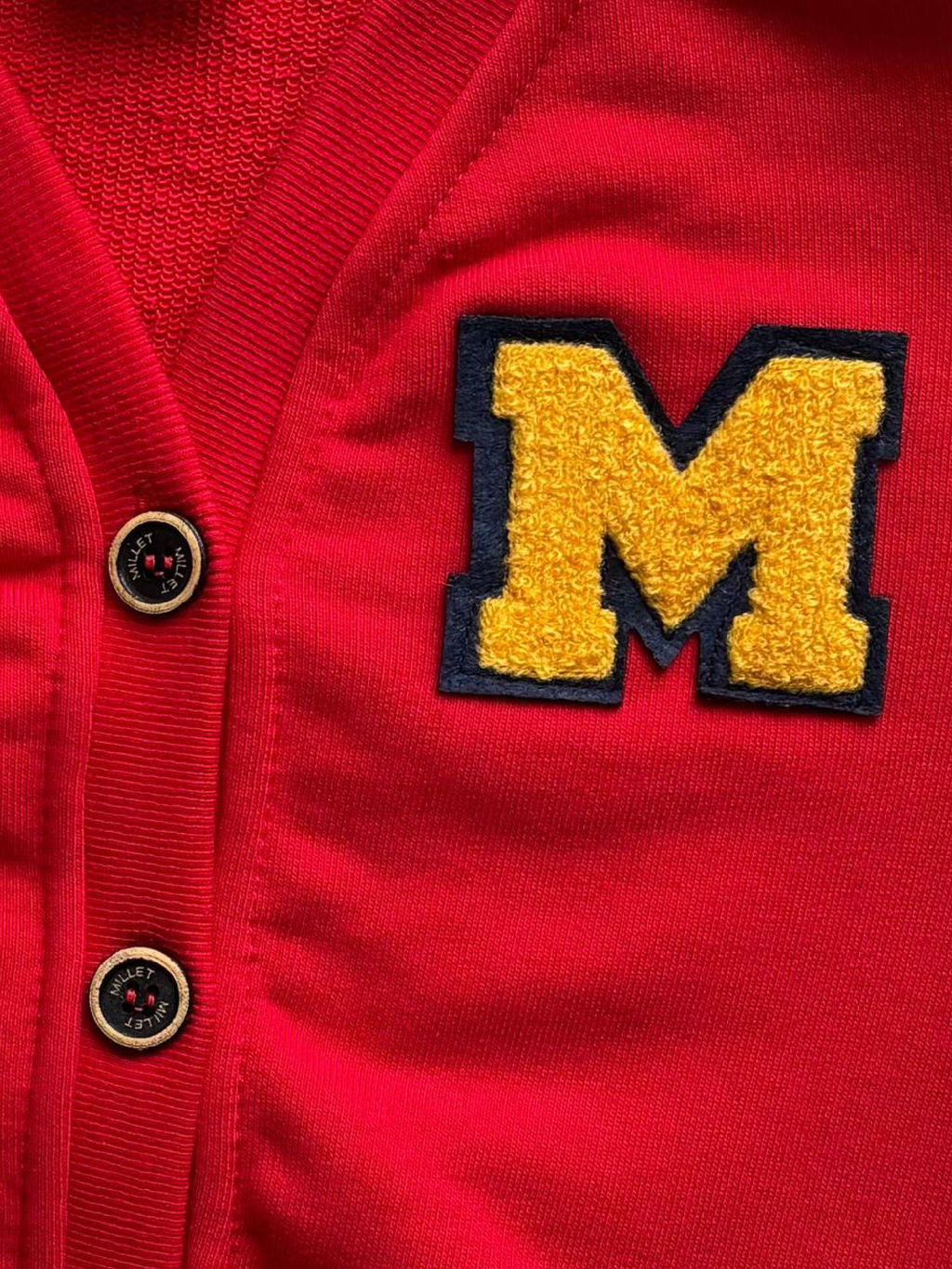 Кардиган на пуговицах 22-0748 красный - Mini maxi фото 6