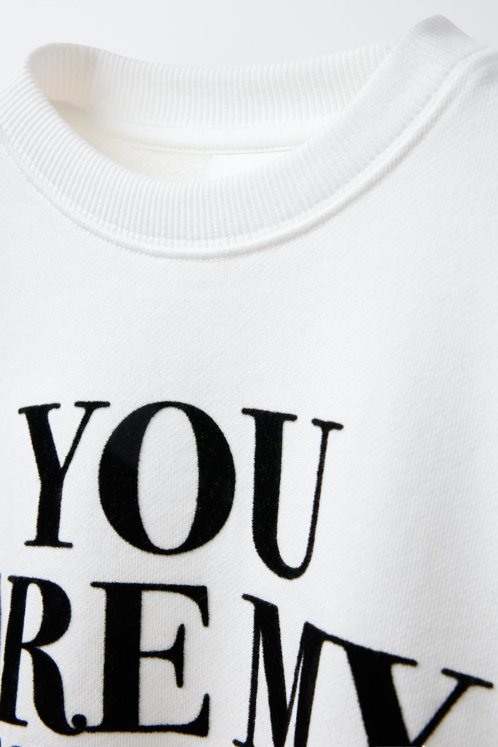 FLOCK SLOGAN SWEATSHIRT - Zara фото 3