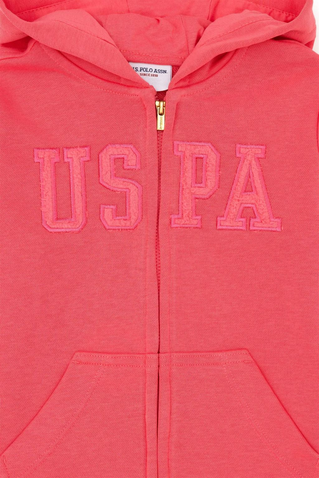 K_z _ocuk Pembe Basic Sweatshirt Sepette S_rpriz _ndirim - U.s. polo assn фото 3