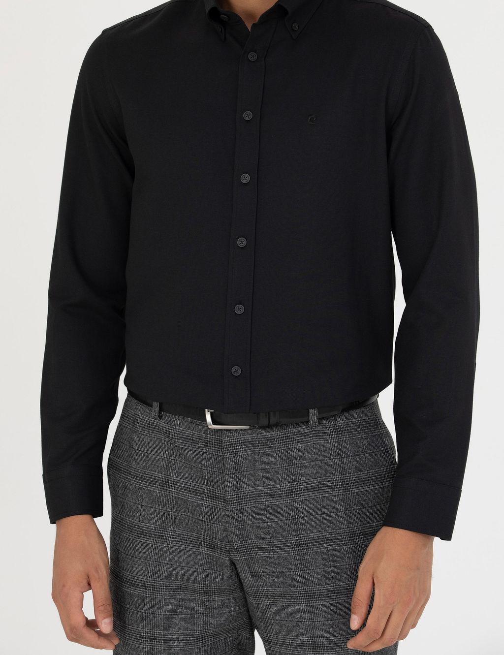 Siyah Slim Fit Uzun Kollu G_mlek