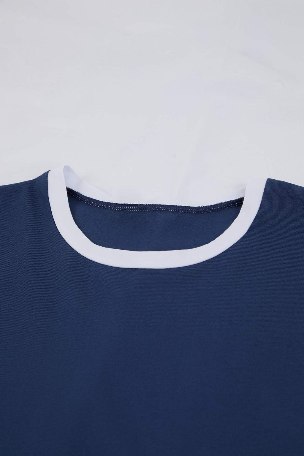 Indigo Regular Fit Yaka Ve Kol Kontrast Detayl? Pamuklu Pijama Tak?m? TMNSS26PT00016