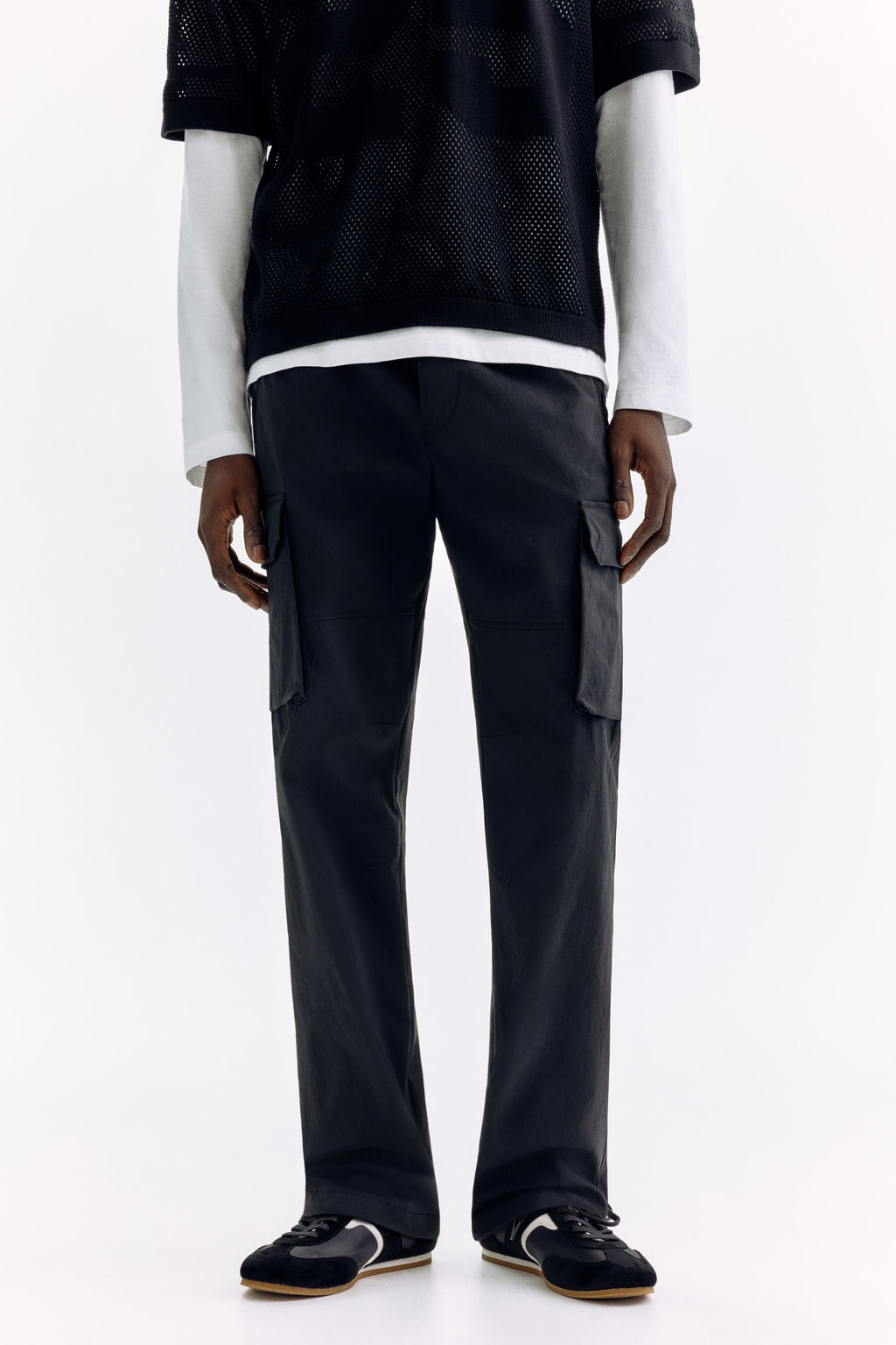 Pantal?n cargo de nailon Regular Fit - H&m фото 5