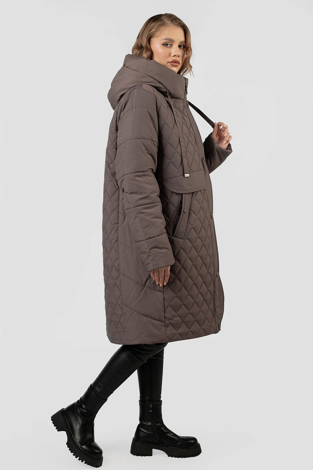 05-2262 Куртка женская зимняя (шерстепон 250) - El podio фото 3