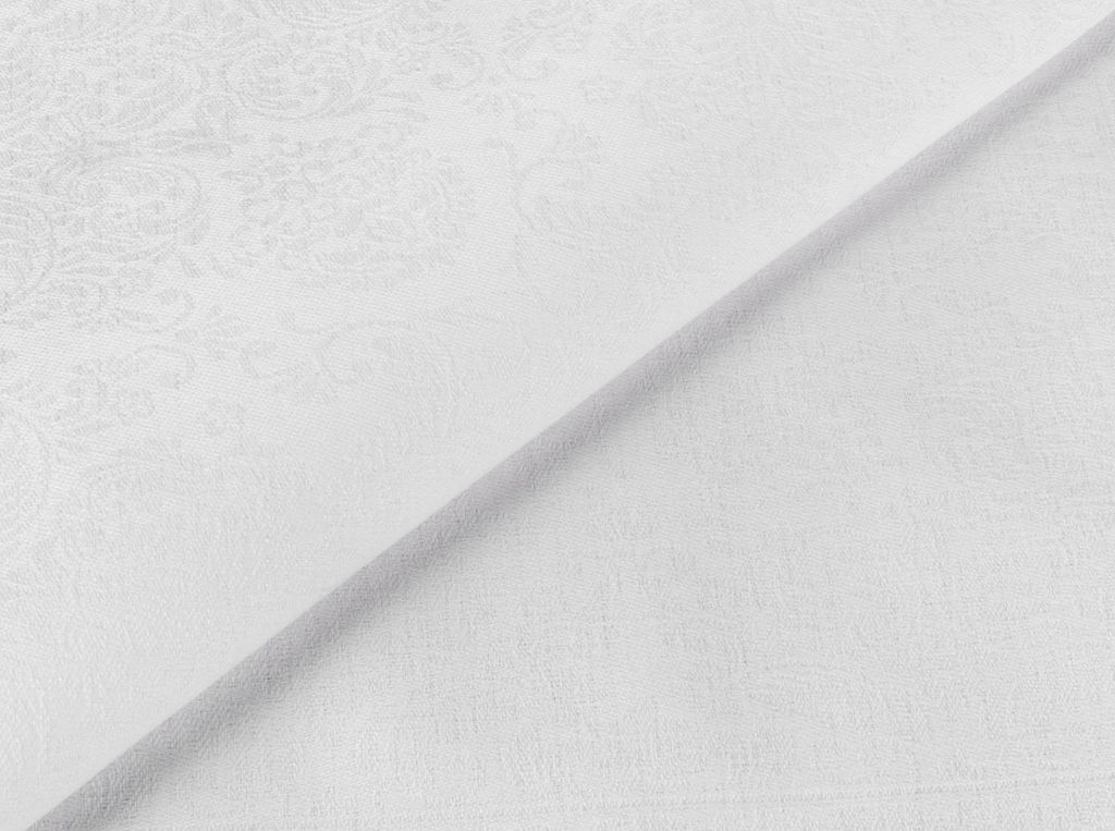 01с-44ЯК Салфетка 45*45 "Романтика" цв. белый (по 6 шт