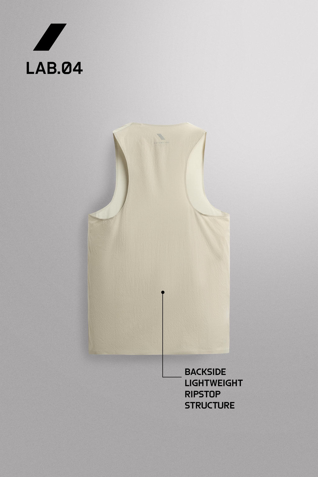 CAMISETA TANK LIGERA RUNNING / Verde gris