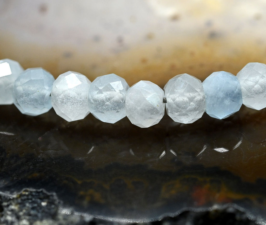 Браслет из граната зеленого рондель гр.3*2мм, 18см - Радуга камня фото 10