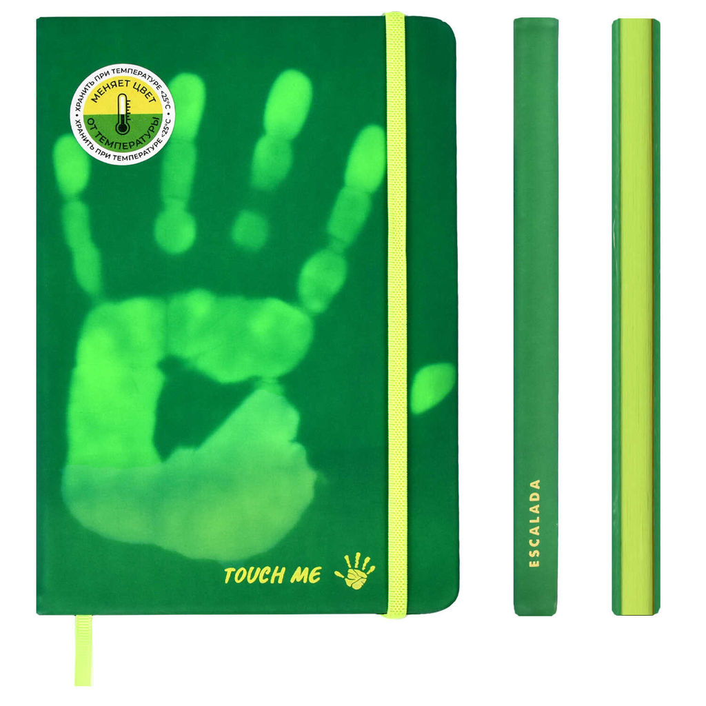 Записная книжка, А5, арт. 52793/ 15 ТЕРМОХРОМ ЗЕЛЁНЫЙ - Феникс+ фото 2