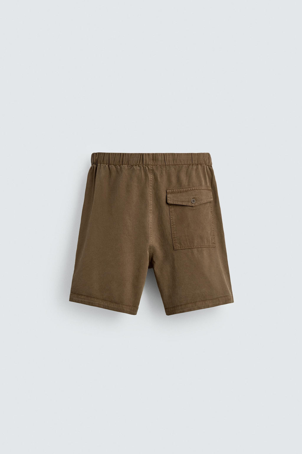 LYOCELL-COTTON RELAXED FIT BERMUDA SHORTS - Zara фото 8