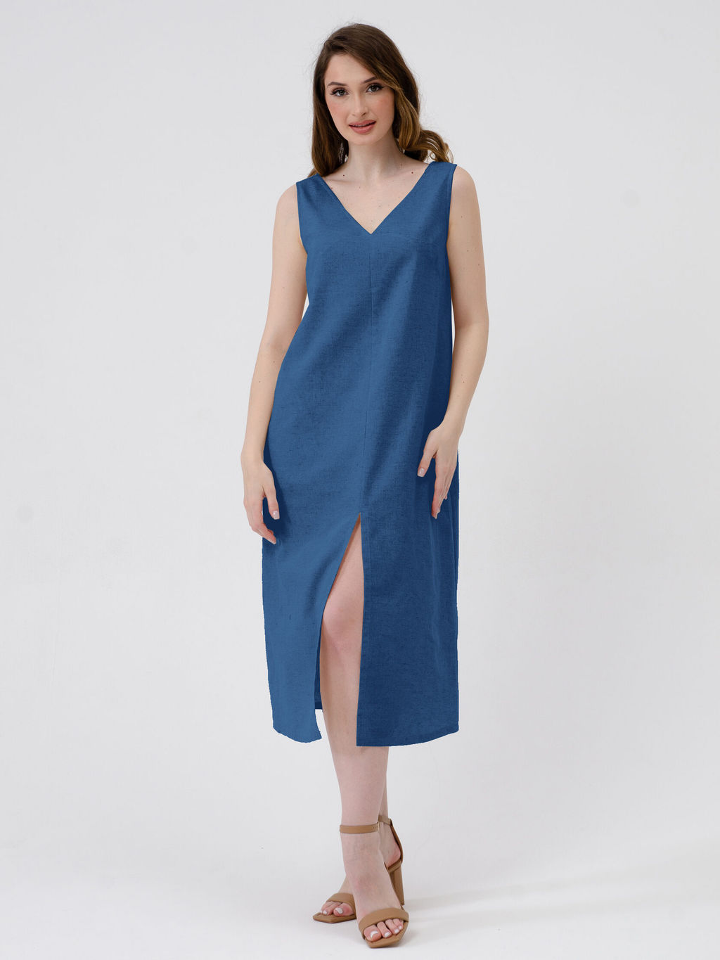 Сарафан платье Хлопок 70% Лён 30%