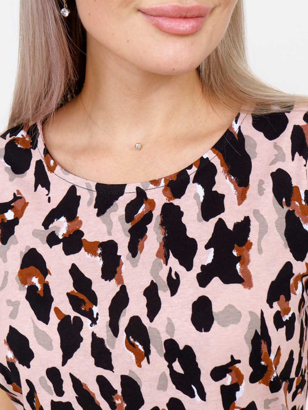 Платье женское, цвет синий бежевый - Текс-плюс фото 10