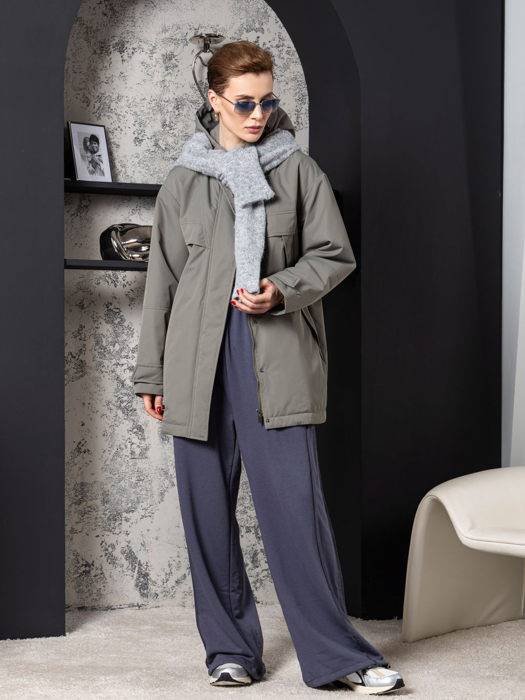 Плащ женский утепленный HOOPS, арт. 33127