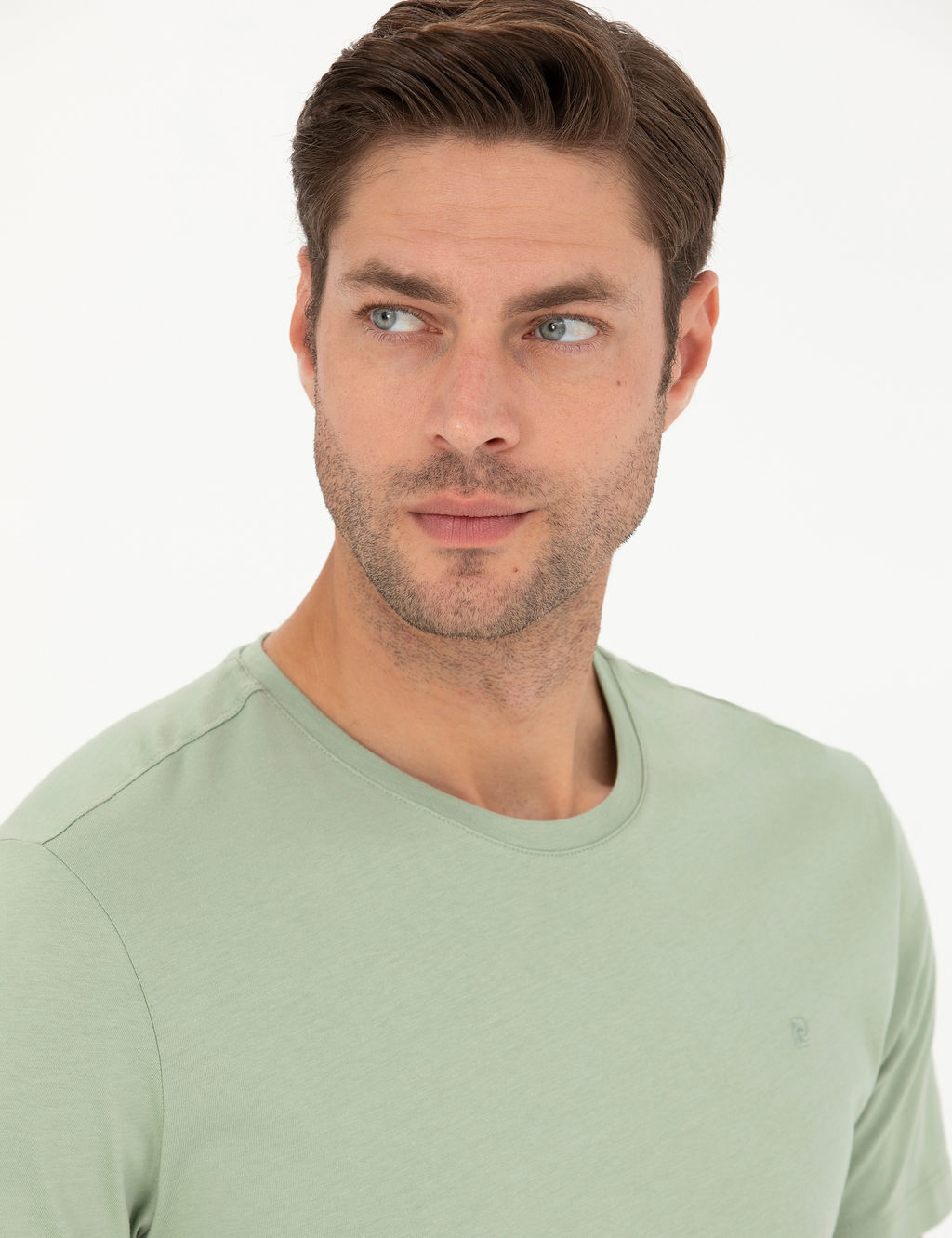 Ye_il Slim Fit Basic Ti__rt