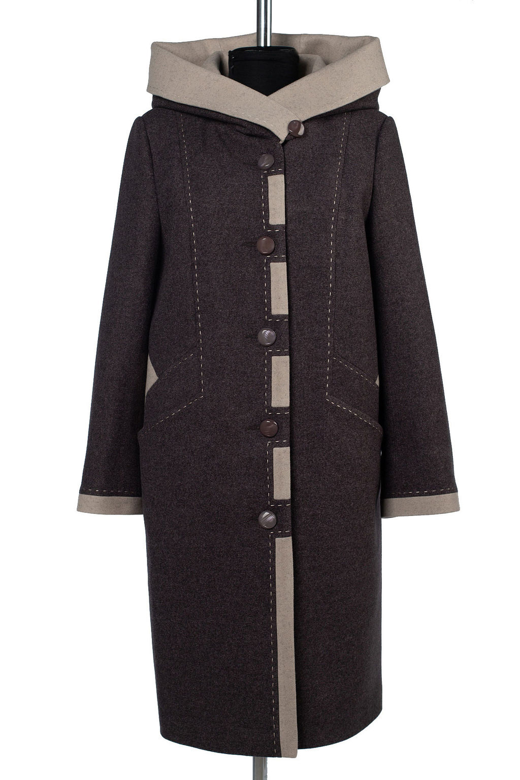 01-12180 Пальто женское демисезонное - El podio фото 8