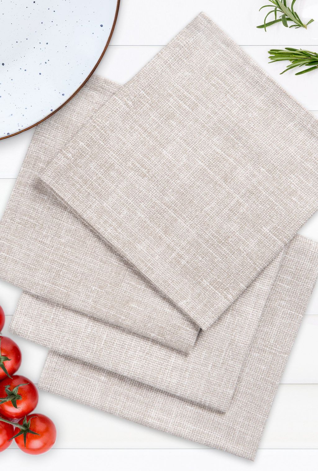 Набор салфеток из рогожки 4 шт Happy Fox Home  фото 20