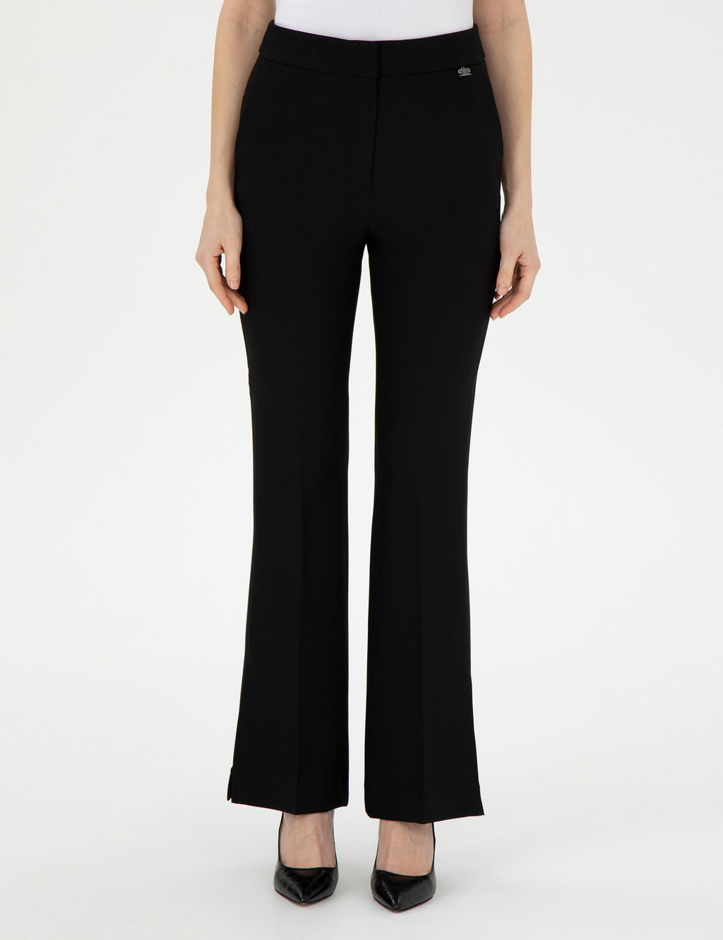 Siyah Flare Fit Kuma_ Pantolon - Pierre cardin фото 2