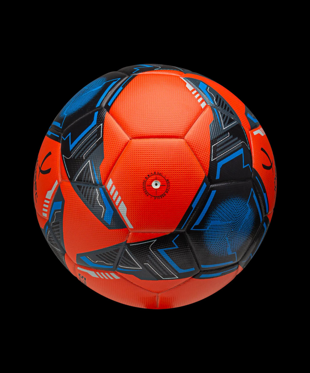Мяч футбольный JOGEL Championship №5, оранжевый/синий/черный  фото 6