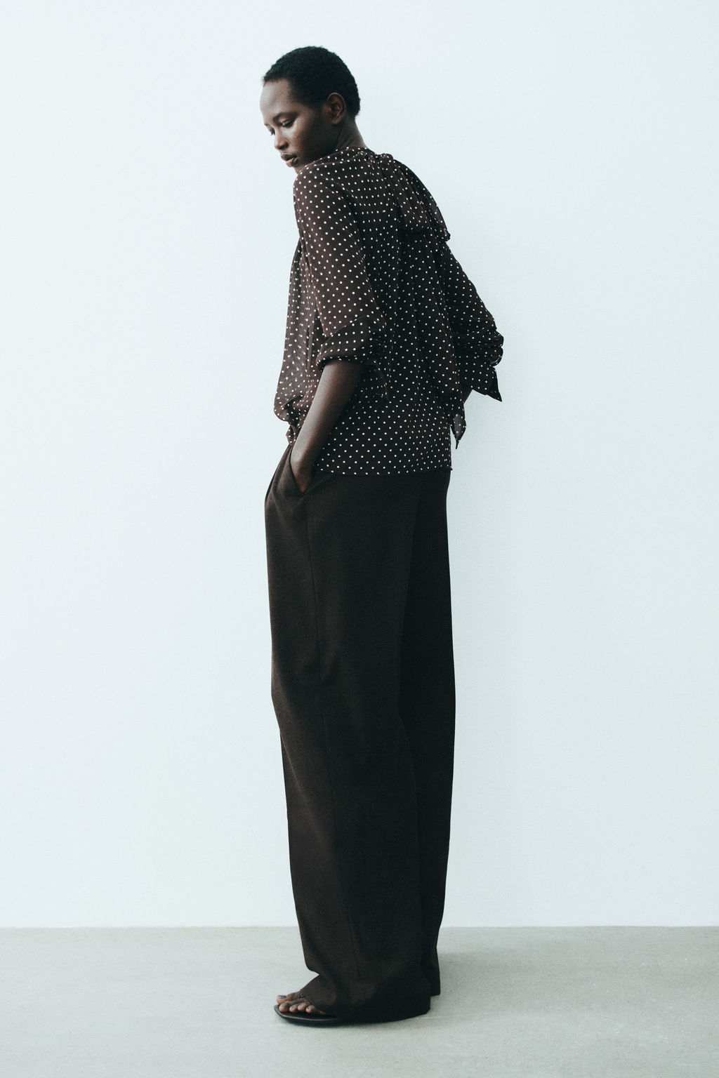 Blusa con cuello fular - H&m фото 4