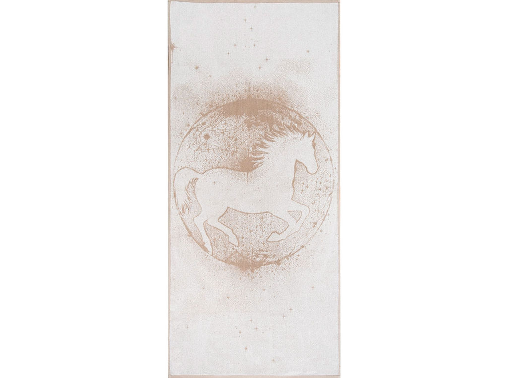 Полотенце махровое 6с102.511ж2 Астроконь(лен3) 67х150см