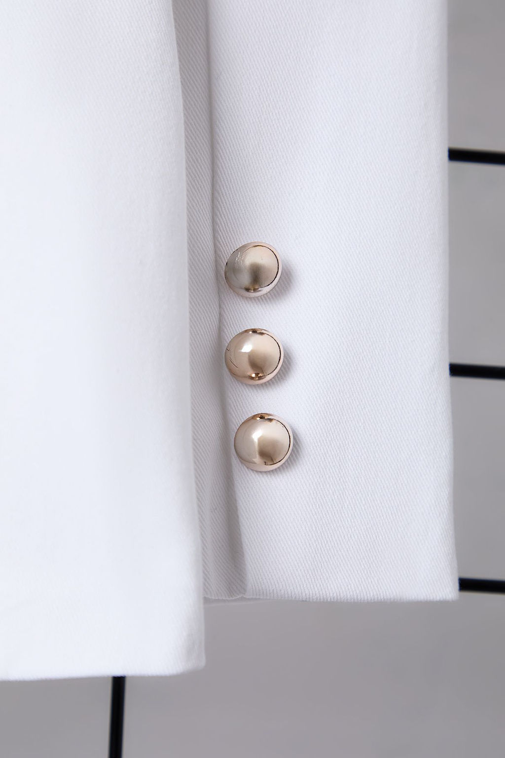 TRENDYOLMILLA Lacivert Fitted Gabardin Dugme Detayl? Dokuma Blazer Ceket TWOSS25BC00006 фото 9