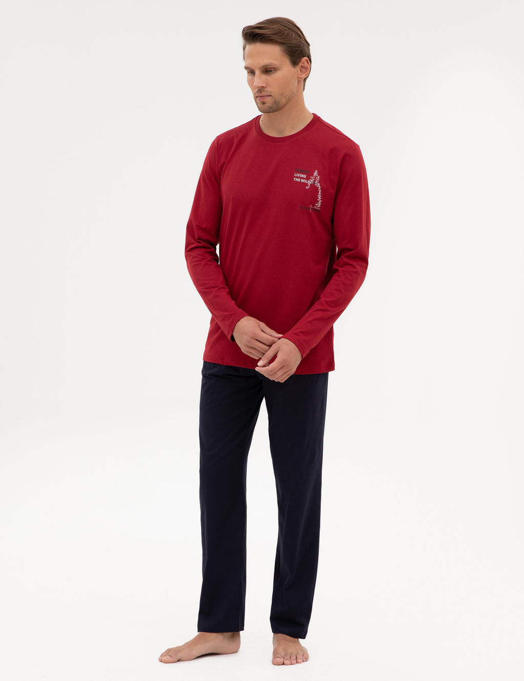 Bordo Pijama Tak_m_ - Pierre cardin фото 4